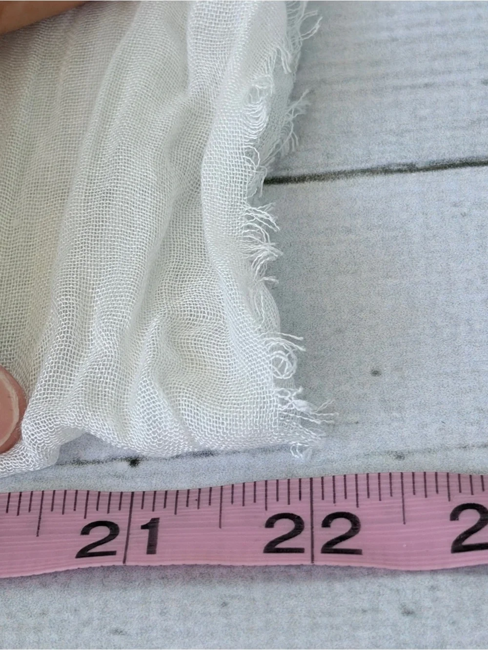 Lightweight White Women's Scarf - Classic Wrap